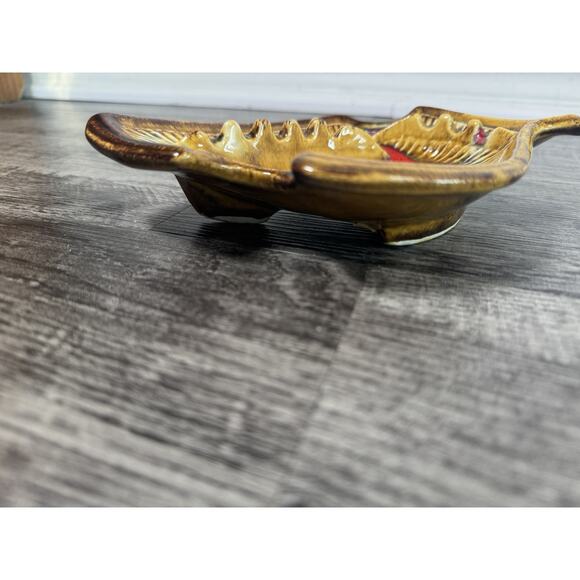 Deforest California Pottery MCM Ashtrays Atomic Drip Glaze Ceramic - Picture 13 of 16